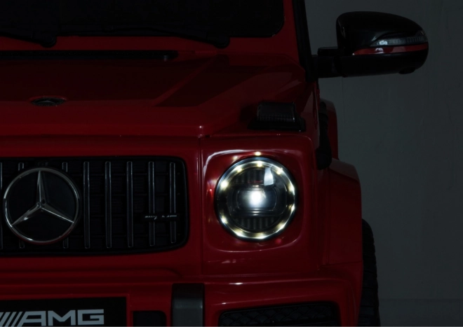 Mașină cu acumulator pentru copii Mercedes G63 roșie