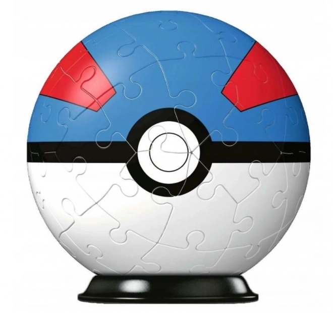 Puzzle 3D sferic Pokemon albastru