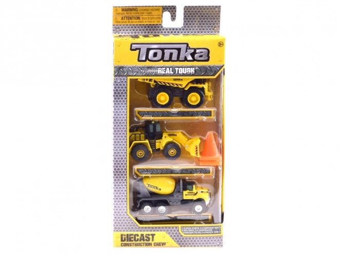 Set jucării de construcții Hasbro Tonka, 3 mașini