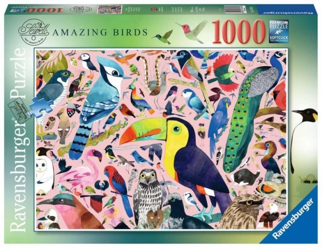 Puzzle păsările uimitoare de Matt Sewell 1000 de piese