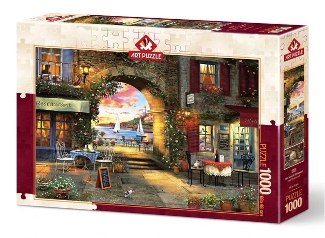 Puzzle restaurant pe litoral 1000 piese
