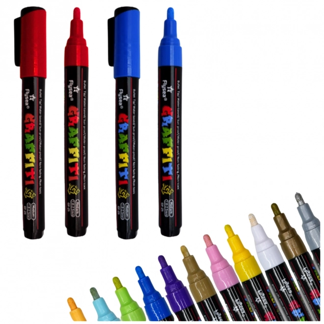 Set de markere acrilice culori intense