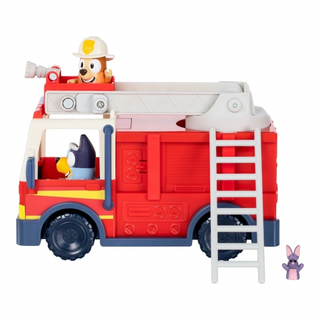 Set figurine Bluey Mașină de pompieri