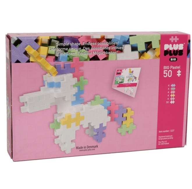 Set creativ Plus-Plus BIG Unicorniu pastelist