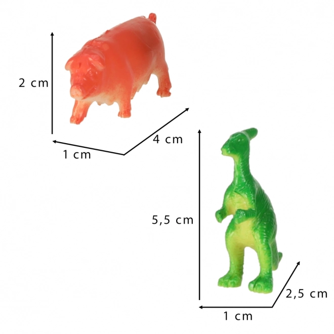 Set figurine animăluțe: Marine, Sălbatice, Domestice, Dinozauri