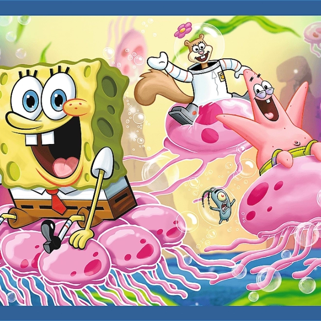 Puzzle Viața lui SpongeBob 4v1