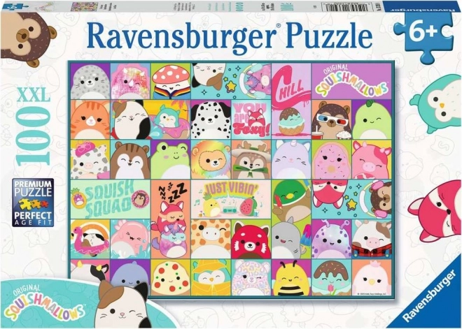 Puzzle XXL Squishmallows 100 piese de la Ravensburger