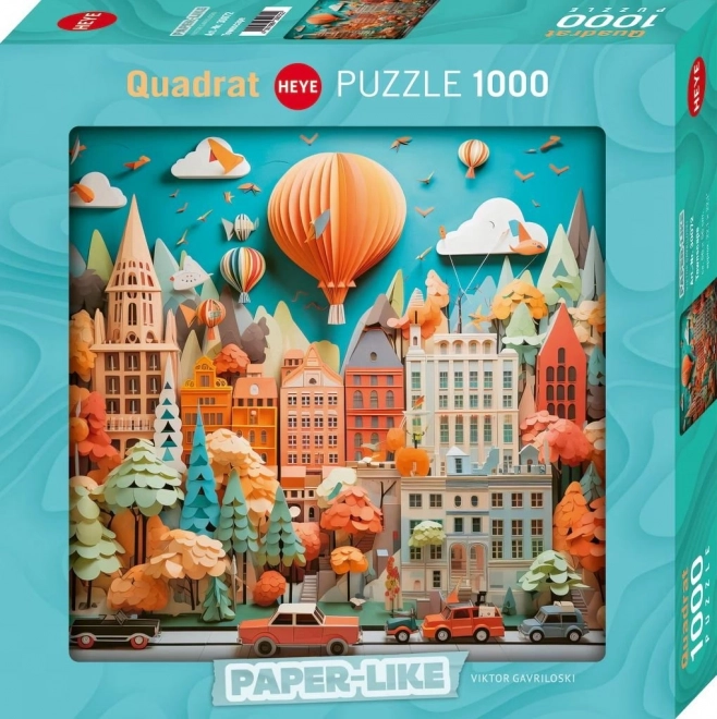 Heye puzzle pătrat peisaj urban 1000 de piese