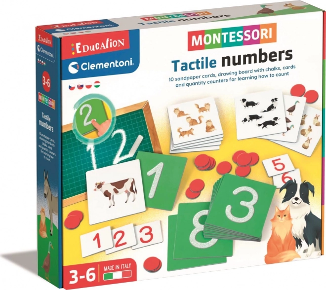 Set Montessori cifre tactile Clementoni