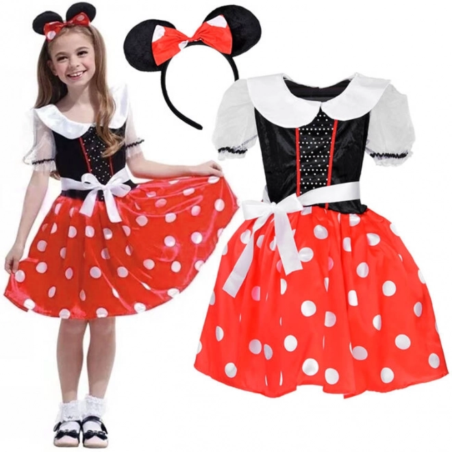 Costum Minnie Mouse pentru fete