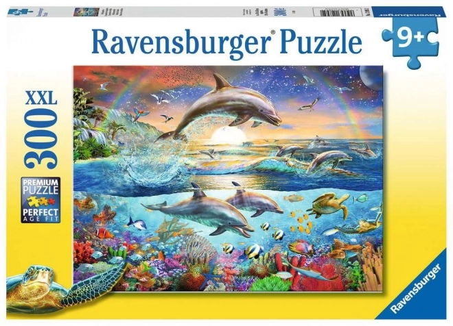 Puzzle XXL Paradisul Delfinilor de la Ravensburger