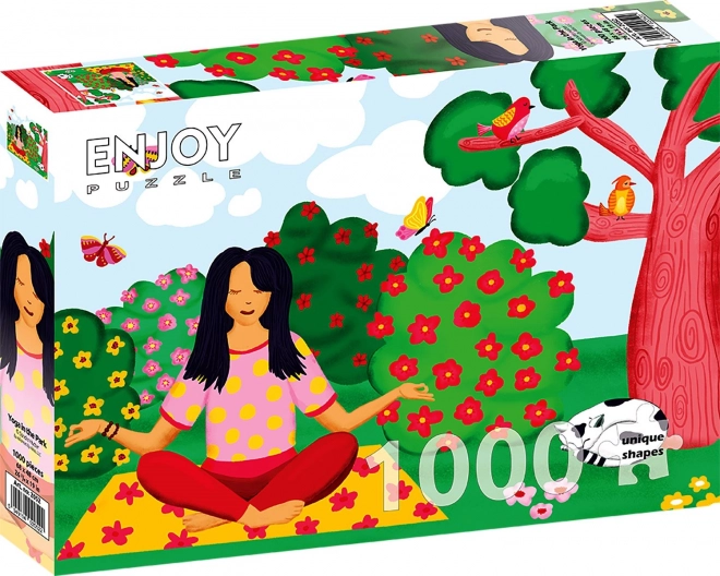 Puzzle yoga în parc 1000 piese