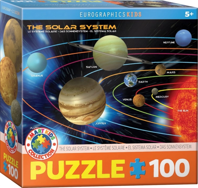 Puzzle planete 100 piese