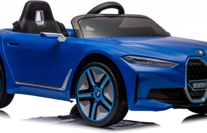 Mașină electrică pentru copii BMW i4 albastru 4x4