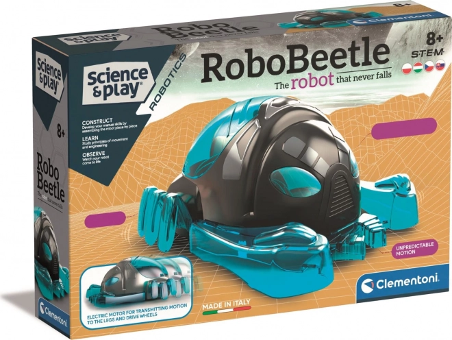 clementoni science&play robo beetle robot care nu cade niciodată