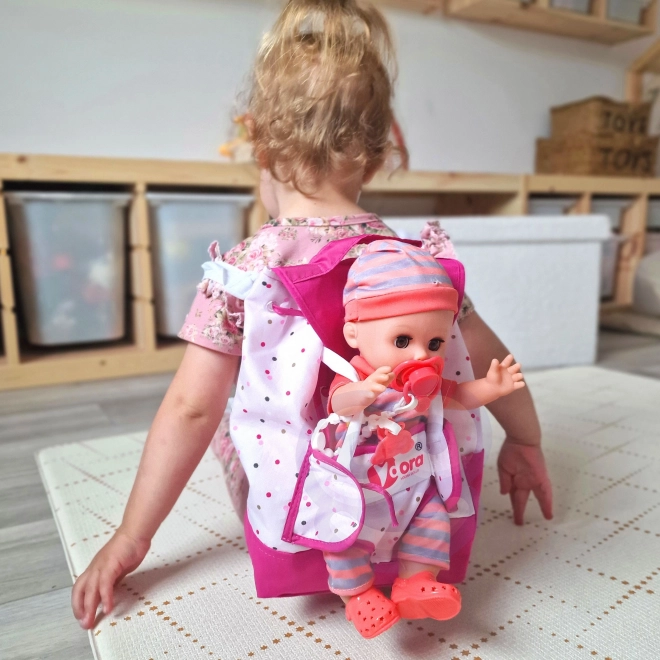 Set Baby Păpușă Cu Accesorii 19 Elemente