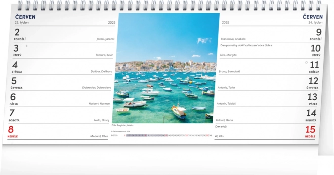 Calendar de birou orașe 2025