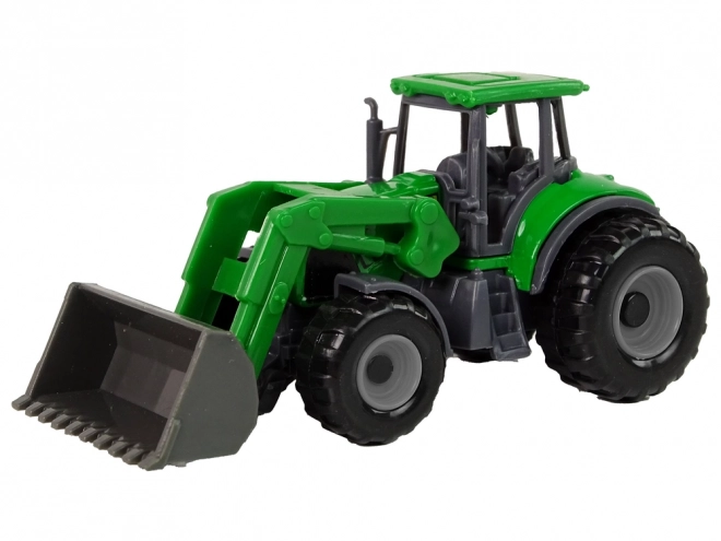 Tractor mic verde cu lamă frontală