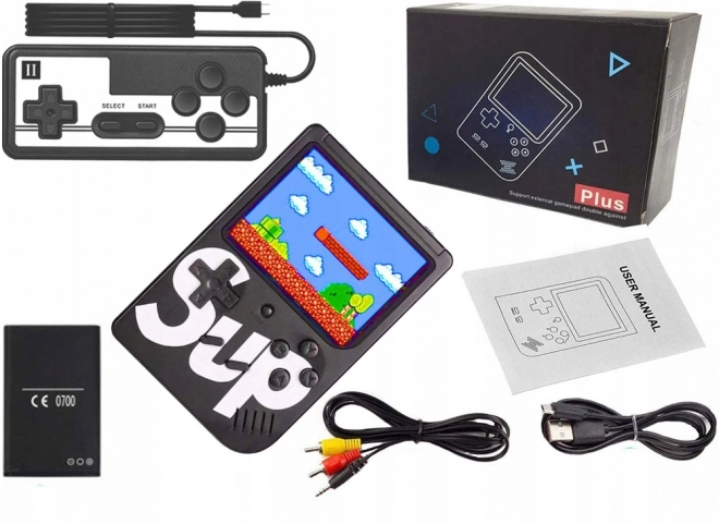 Mini consolă portabilă retro cu 400 de jocuri