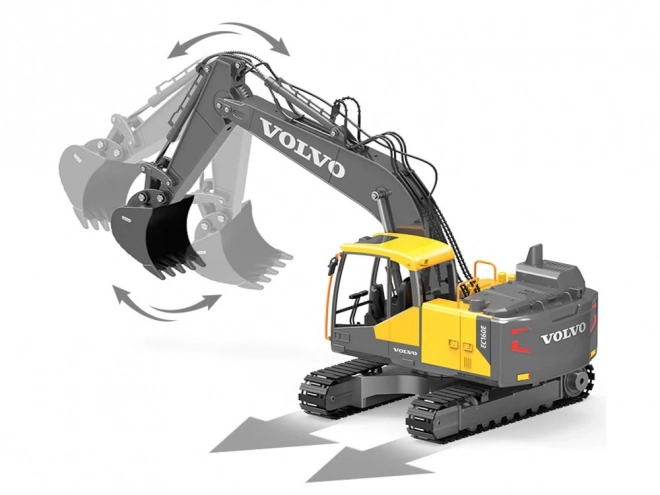 Excavator mare cu telecomandă de la Volvo