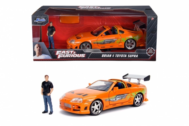 jucării auto Războiul Stelelor Toyota Supra și figurina Brian O'Conner