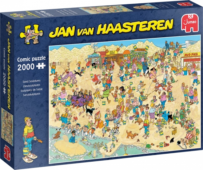 Puzzle Jan van Haasteren Sochy din Nisip 2000 Piese