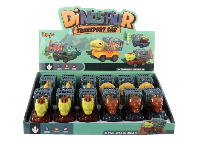 Mașină cu volantă Dinozaur cu figurină