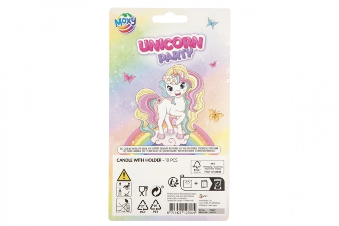 Lumânări pentru tort cu unicorn