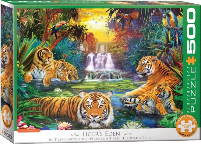 Puzzle XL Paradisul Tigrilor 500 Piese