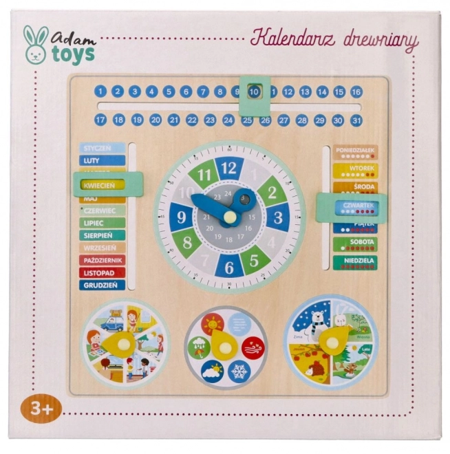 Calendar de lemn Adam Toys