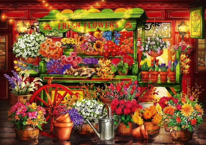 Puzzle Stând cu flori 1000 piese