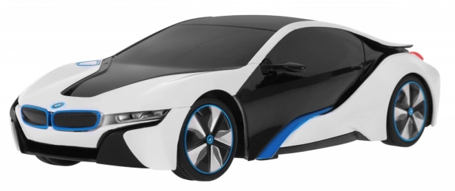 Mașină teleghidată BMW i8 Rastar albă 1:24