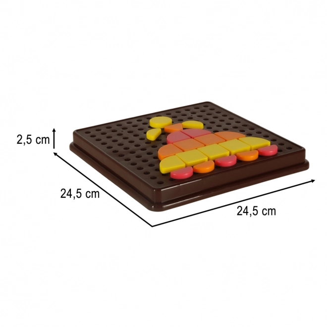 Puzzle mozaică creativă și logică cu forme geometrice
