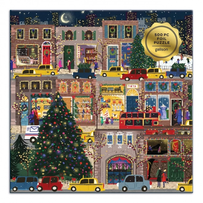 Puzzle Galison cu lumini de iarnă 500 piese