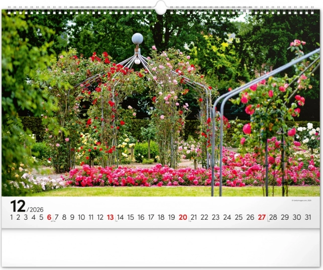 Calendar de perete Grădini 2026