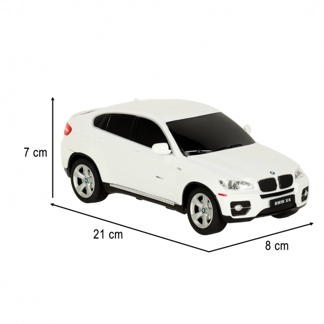 Mașină cu telecomandă BMW X6 1:24 albă