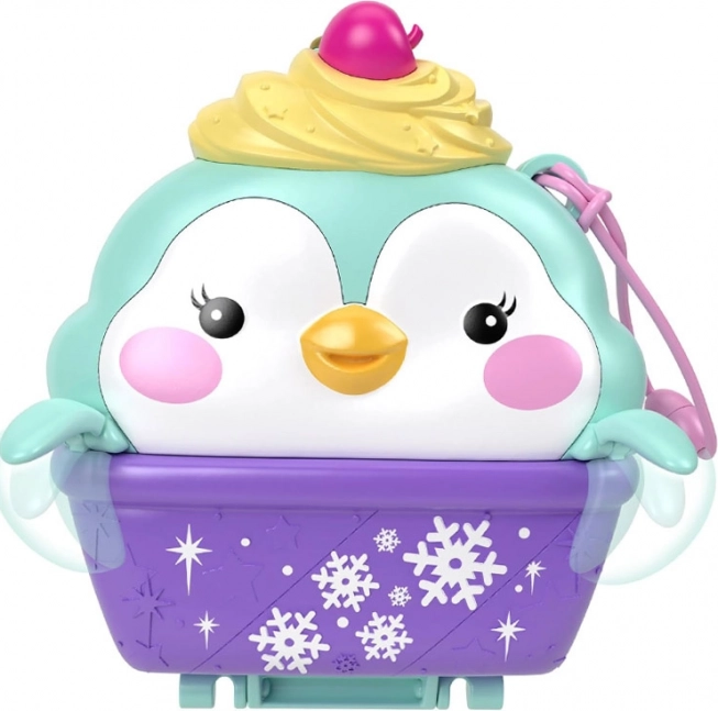 Polly Pocket Căsuța Compactă de Gheață cu Pinguini