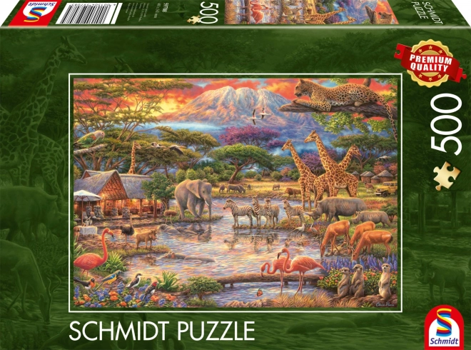 Puzzle Paradisul de sub Kilimanjaro 500 piese