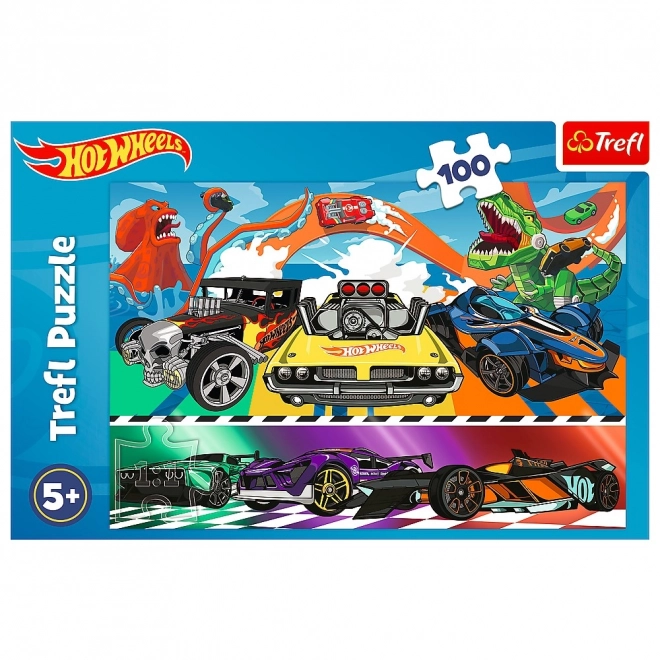 Puzzel Hot Wheels Mașini Turate 100 Piese