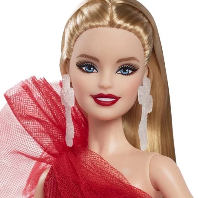 Păpușa Colecționar Barbie Crăciun 2024 Blondă