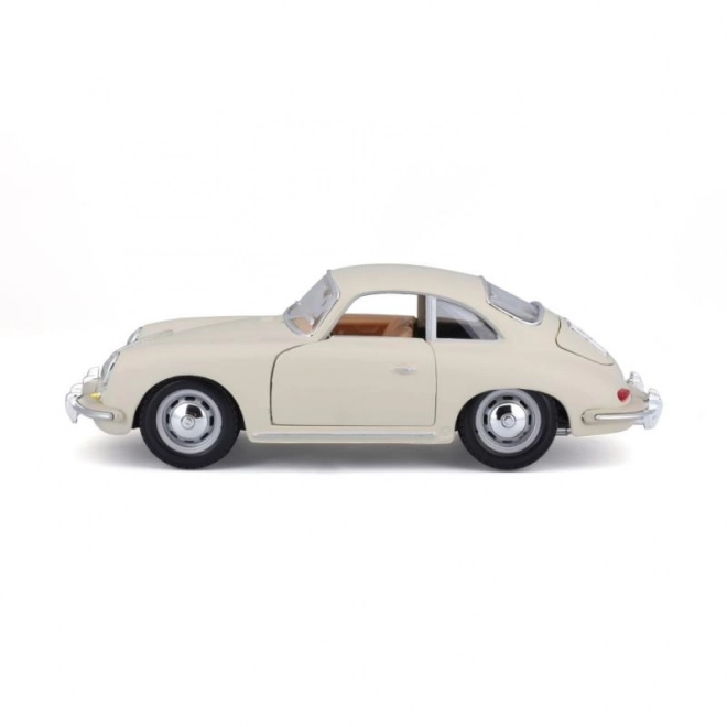 Mașină de colecție Porsche 356B Coupe 1961 Ivory la scară 1:24 de la Bburago