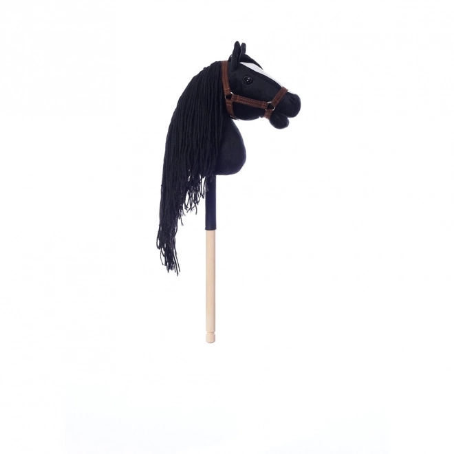 Cal pe băț Hobby Horse negru