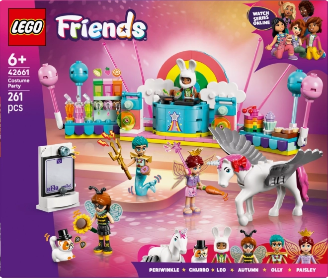 LEGO Friends Petrecerea costumelor cu unicorn și zână