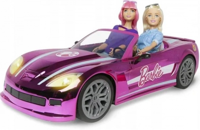 Mașina de vis cu telecomandă Barbie