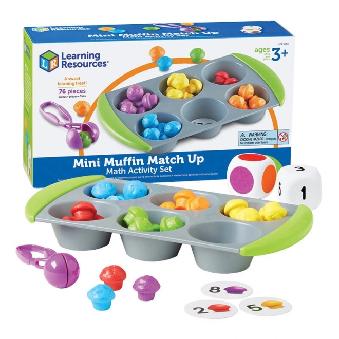 Set activități matematice Mini Muffin Match Up