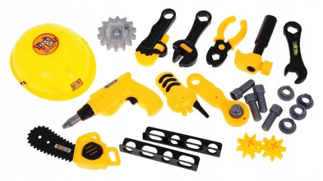Atelier DIY pentru copii - Set cu 23 de unelte