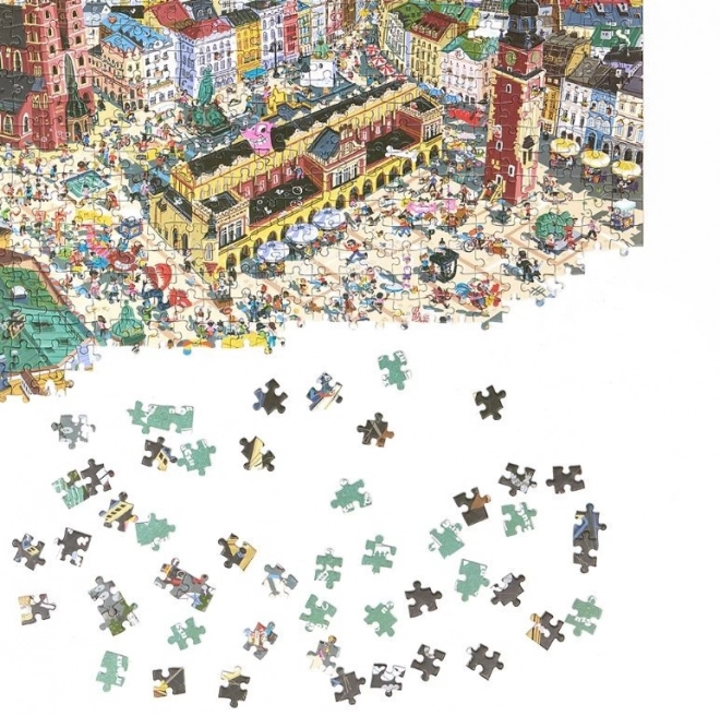 Puzzle Miasto Cracovia 1000 piese