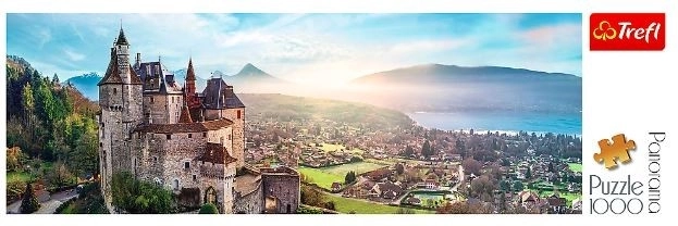 Puzzle Panorama Castelul Menthon 1000 piese