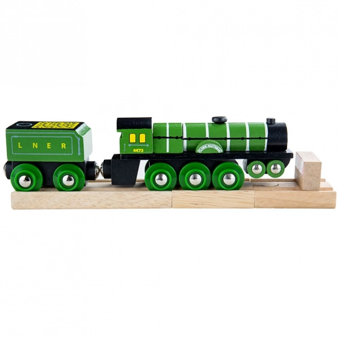 Locomotivă din lemn Flying Scotsman Bigjigs Rail