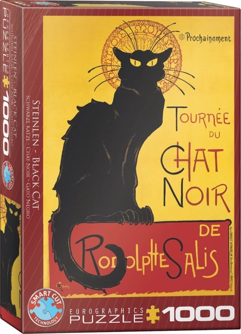 Puzzle Kabaret Le Chat noir - poster 1000 de piese